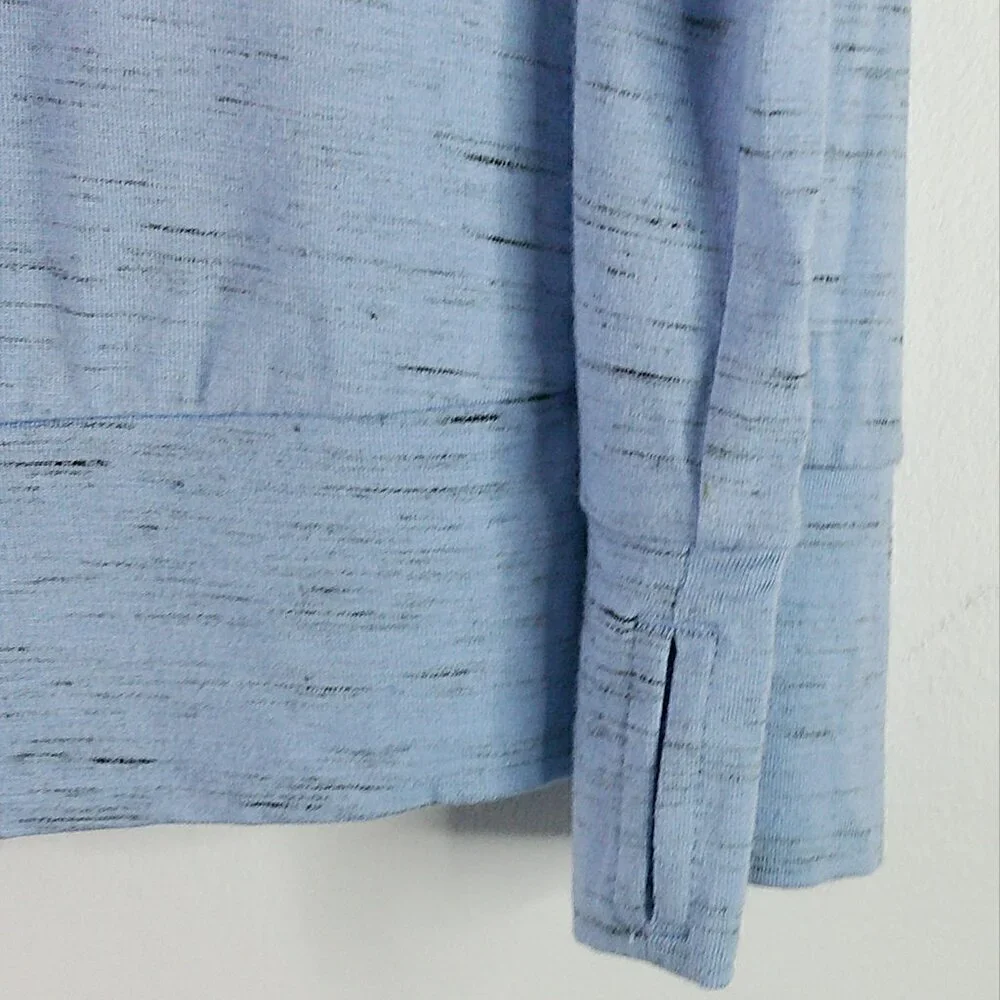 Zella - Long Sleeve Hooded Lightweight Tee - Size Large - Picture 7 of 9